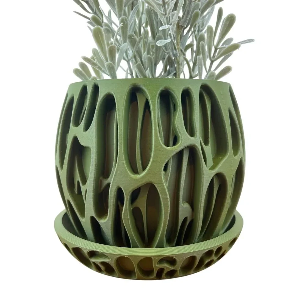 Indoor Flower Pot, The Slime Planter Pot, Houseplants, Ecofriendly